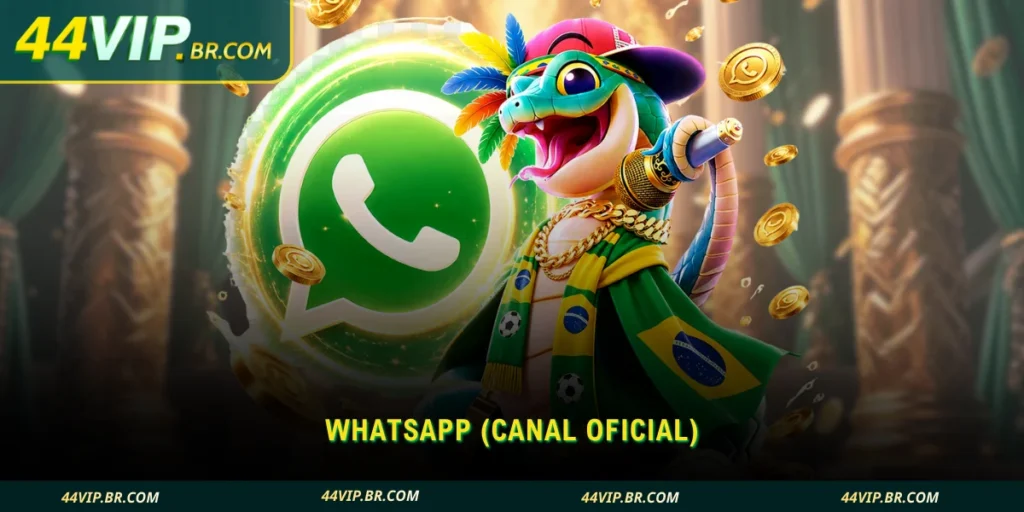 receba suporte, bônus e notícias através do whatsapp oficial